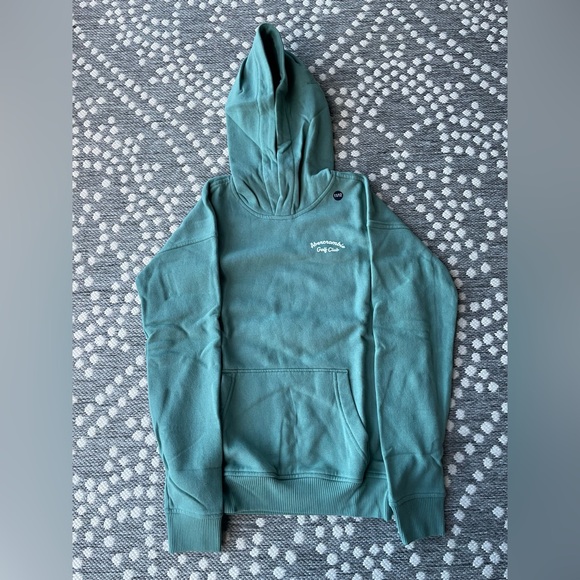 Abercrombie Golf Club Hoodie sweatshirt NEW Boys Medium Large 11 12 white green - Picture 6 of 14